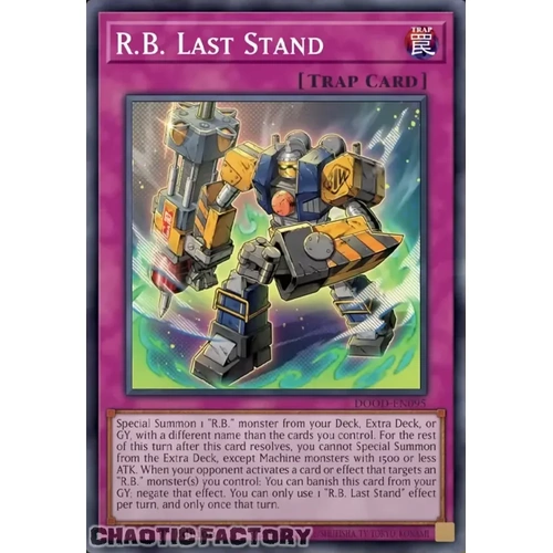 DOOD-EN095 R.B. Last Stand Common 1st Edition NM