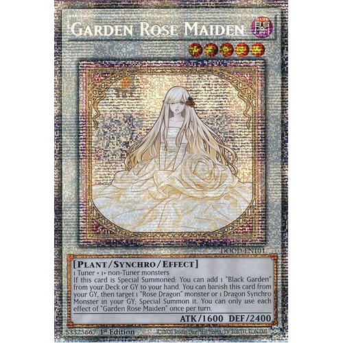 DOOD-EN101 Garden Rose Maiden Starlight Rare 1st Edition NM