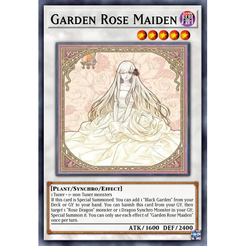 DOOD-EN101 Garden Rose Maiden Starlight Rare 1st Edition NM