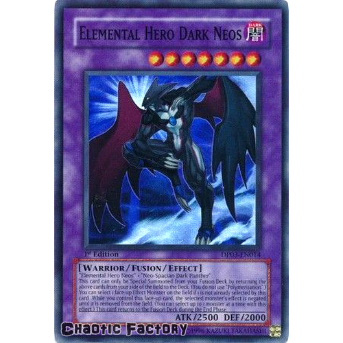 Elemental Hero Dark Neos - DP03-EN014 - Super Rare 1st Edition NM
