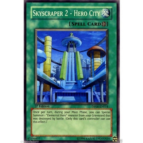 Skyscraper 2 - Hero City - DP06-EN014 - Super Rare 1st Edition NM