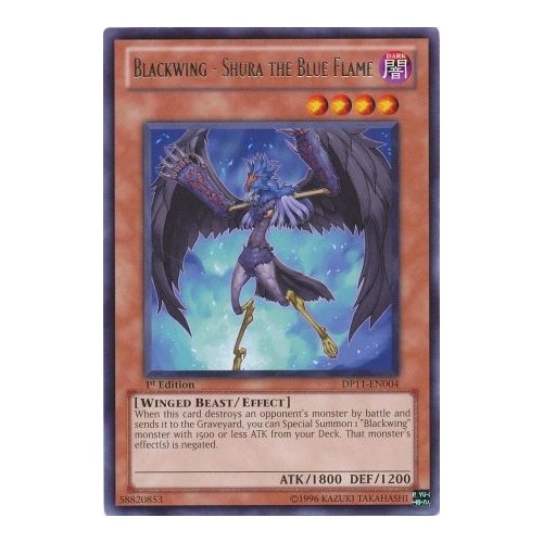 Blackwing - Shura the Blue Flame - DP11-EN004 - Rare 1st Edition NM