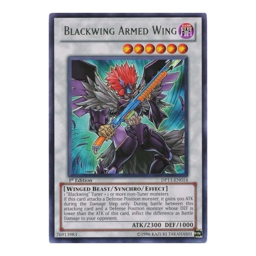 Blackwing Armed Wing - DP11-EN014 - Rare 1st Edition NM