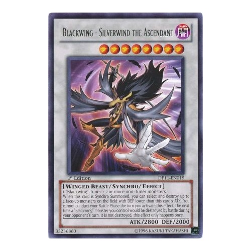 Blackwing - Silverwind the Ascendant - DP11-EN015 - Rare 1st Edition NM