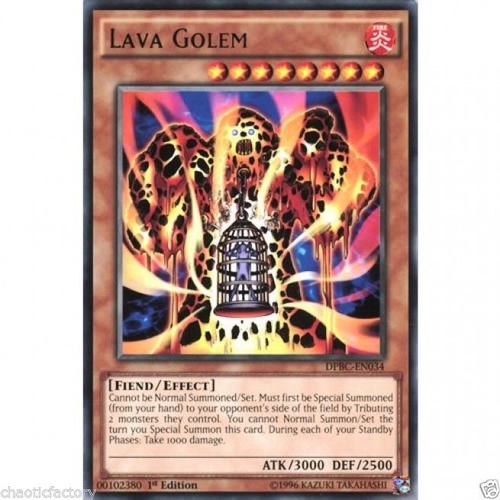 Lava Golem Rare DPBC-EN034 NM 1st edition