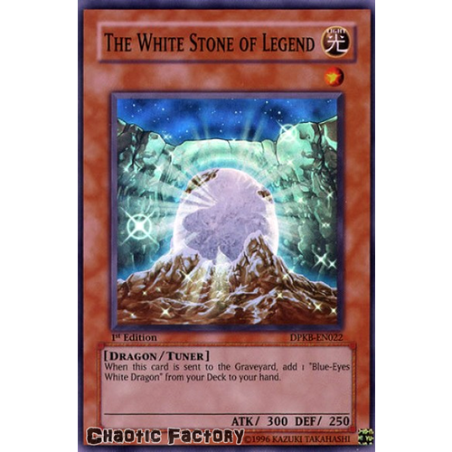 The White Stone of Legend - DPKB-EN022 - Super Rare 1st Edition NM