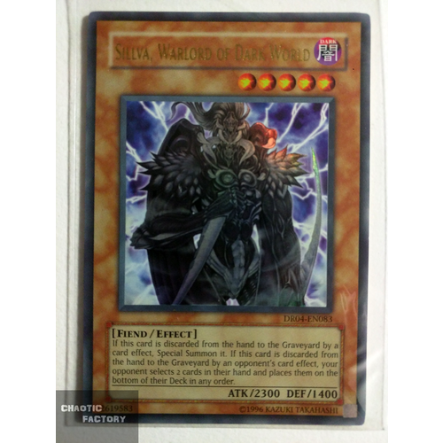 Sillva, Warlord of Dark World - DR04-EN083 - Ultra Rare NM