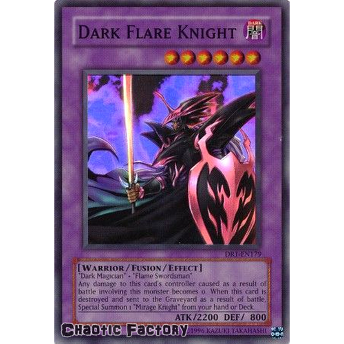 Dark Flare Knight - DR1-EN179 - Super Rare NM