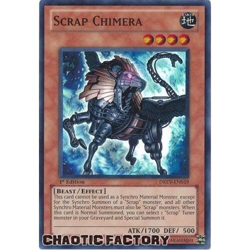 Scrap Chimera - DREV-EN019 - Super Rare 1st Edition NM