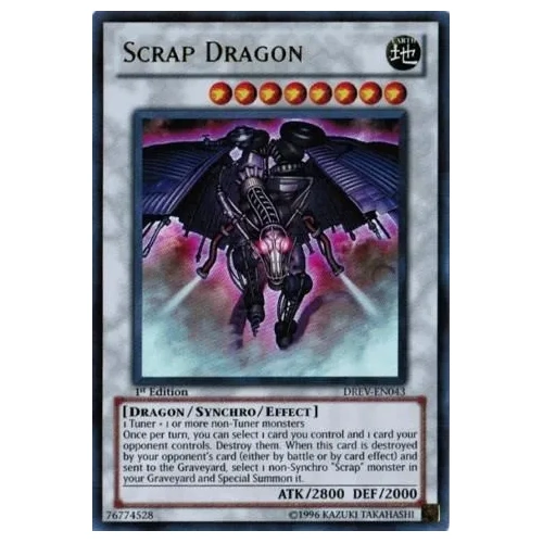 DREV-EN043 Scrap Dragon Ultra Rare 1st Edition NM