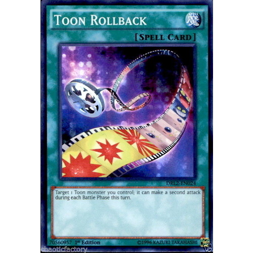 Toon Rollback DRL2-EN024 Super Rare 1st Edition NM