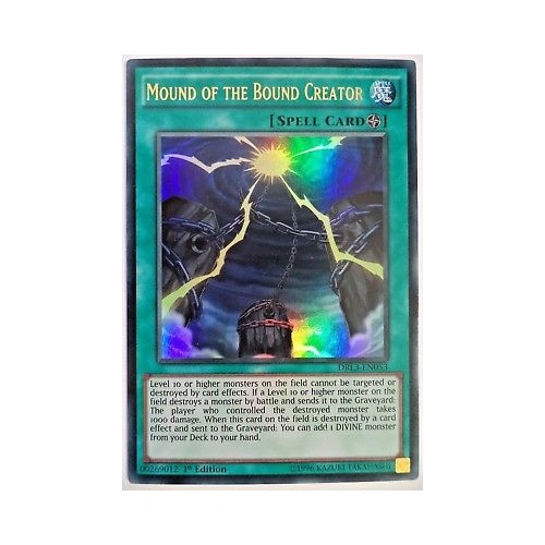 Mound Of The Bound Creator DRL3 EN053 Ultra Rare 1st Edition Yugioh