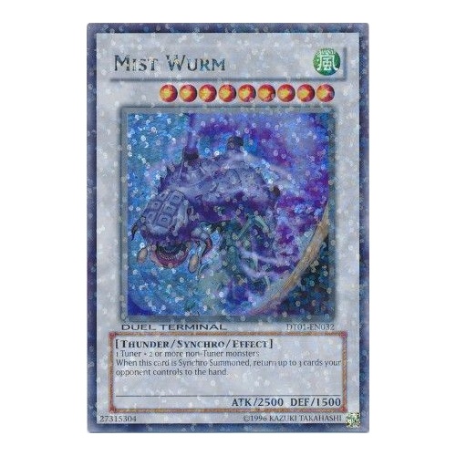 Mist Wurm - DT01-EN032 Duel Terminal Ultra Parallel Rare NM