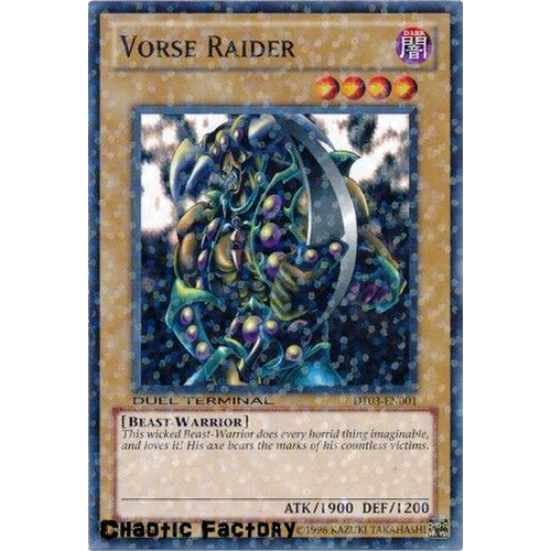 Yugioh DT03-EN001 Vorse Raider Duel Terminal Normal Parallel Rare 1st Edition NM
