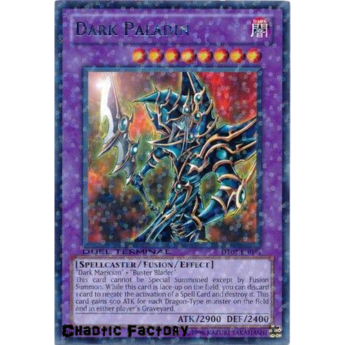 Yugioh DT03-EN034 Dark Paladin Duel Terminal Rare Parallel Rare 1st Edition NM