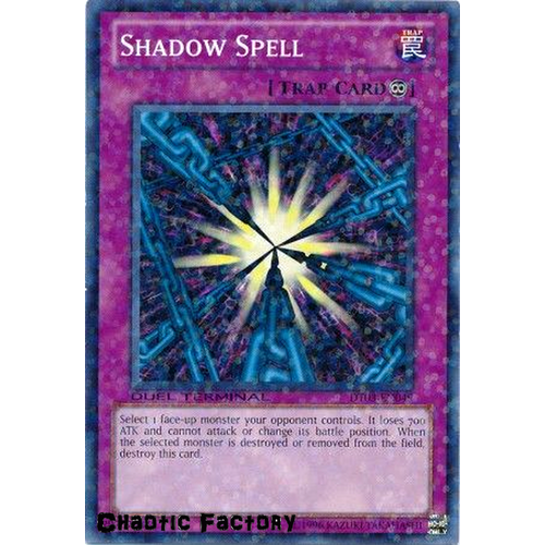 Yugioh DT03-EN049 Shadow Spell Duel Terminal Normal Parallel Rare 1st Edition NM