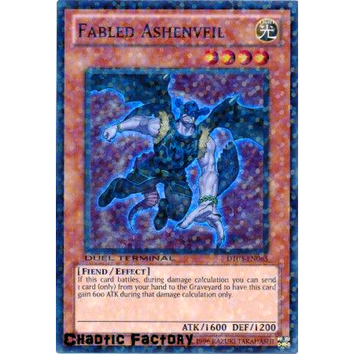 Yugioh DT03-EN065 Fabled Ashenveil Duel Terminal Super Parallel Rare 1st Edition NM