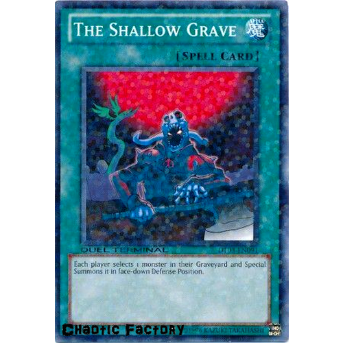 Yugioh DT03-EN091 The Shallow Grave Duel Terminal Normal Parallel Rare 1st Edition NM