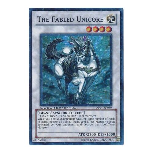 The Fabled Unicore Duel Terminal Super Rare DT04-EN039 NM