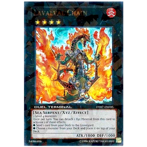 Lavalval Chain - DT07-EN035 Duel Terminal Ultra Parallel Rare NM