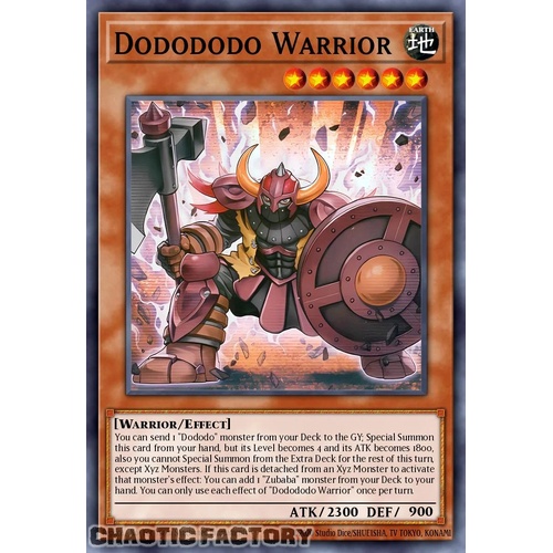 DUAD-EN004 Dodododo Warrior Ultra Rare 1st Edition NM