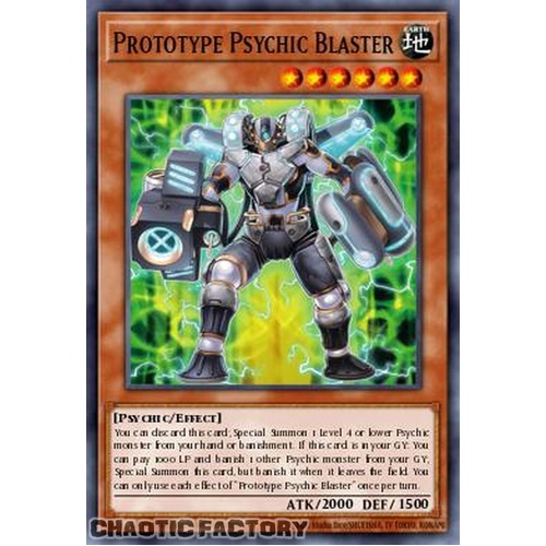 DUAD-EN016 Prototype Psychic Blaster Common 1st Edition NM