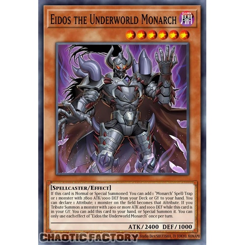 DUAD-EN017 Eidos the Underworld Monarch Ultra Rare 1st Edition NM
