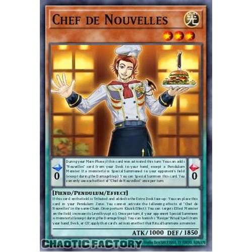 DUAD-EN023 Chef de Nouvelles Common 1st Edition NM