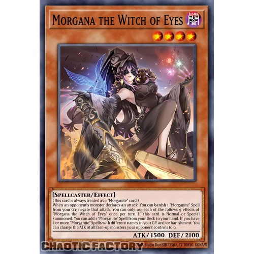 DUAD-EN026 Morgana the Witch of Eyes Super Rare 1st Edition NM