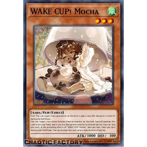 DUAD-EN028 WAKE CUP! Mocha Common 1st Edition NM