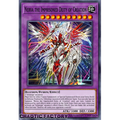 DUAD-EN033 Nerva the Power Patron of Creation Secret Rare 1st Edition NM