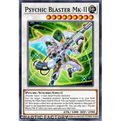 DUAD-EN040 Psychic Blaster Mk-II Super Rare 1st Edition NM