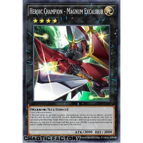 DUAD-EN044 Heroic Champion - Magnum Excalibur Common 1st Edition NM