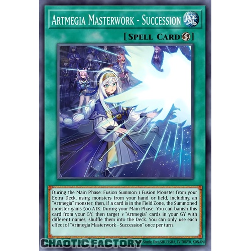 DUAD-EN056 Artmage Masterwork -Succession- Common 1st Edition NM