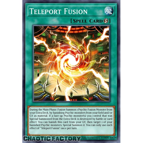 DUAD-EN060 Teleport Fusion Common 1st Edition NM