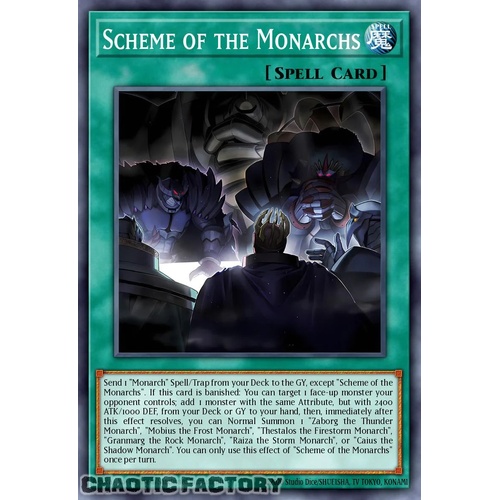 DUAD-EN061 The Monarchs Masterplan Common 1st Edition NM