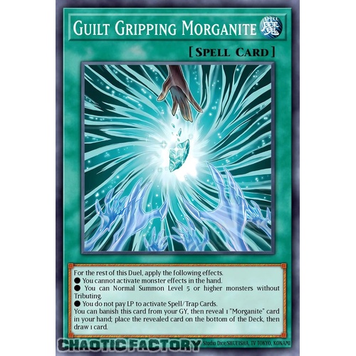 DUAD-EN070 Guilt-Gripping Morganite Super Rare 1st Edition NM