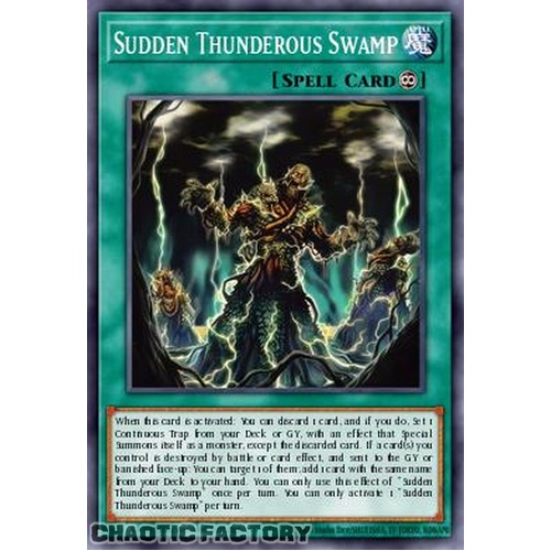 DUAD-EN072 Sudden Thunder Swamp Common 1st Edition NM