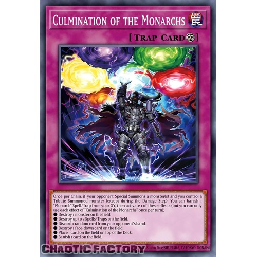 DUAD-EN076 Monarchic Perfection Super Rare 1st Edition NM