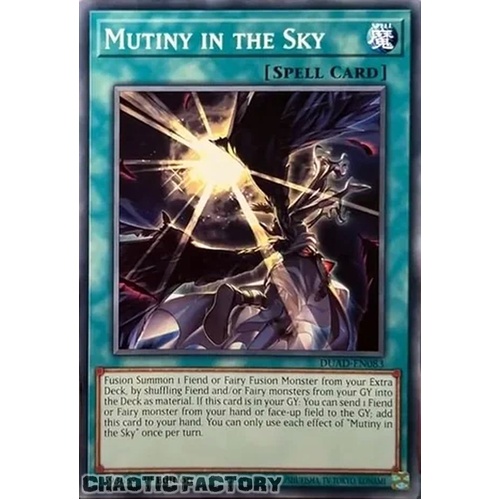 DUAD-EN083 Mutiny in the Sky Common 1st Edition NM
