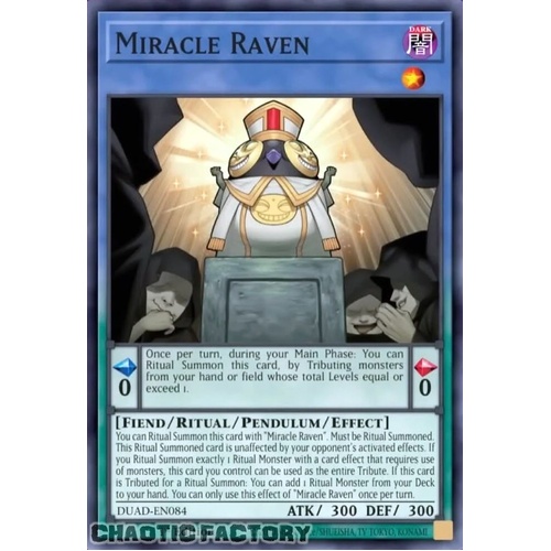 DUAD-EN084 Miracle Raven Common 1st Edition NM