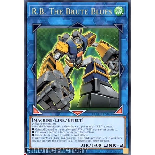 DUAD-EN094 R.B. The Brute Blues Ultra Rare 1st Edition NM