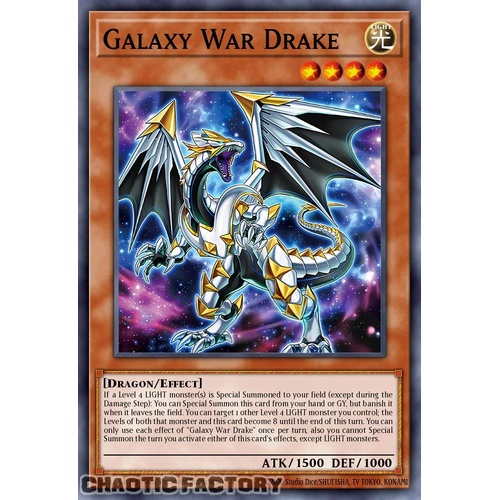 DUAD-EN097 Galaxy War Drake Super Rare 1st Edition NM