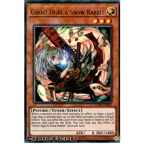 DUDE-EN001 Ghost Ogre & Snow Rabbit Ultra Rare 1st Edition NM