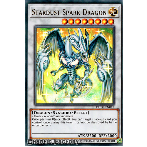 DUDE-EN012 Stardust Spark Dragon Ultra Rare 1st Edition NM