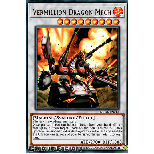 DUDE-EN015 Vermillion Dragon Mech Ultra Rare 1st Edition NM