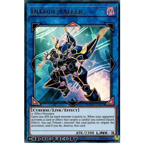 DUDE-EN023 Decode Talker Ultra Rare 1st Edition NM