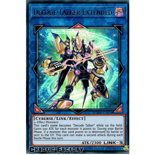 DUDE-EN024 Decode Talker Extended Ultra Rare 1st Edition NM