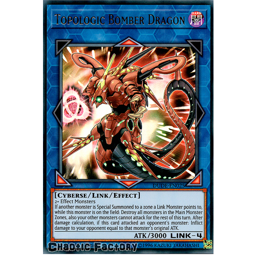 DUDE-EN025 Topologic Bomber Dragon Ultra Rare 1st Edition NM