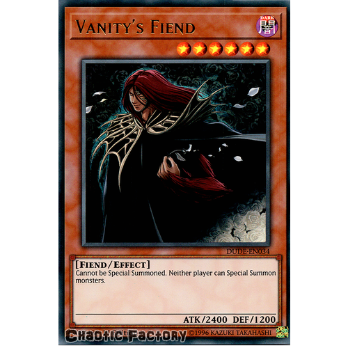 DUDE-EN034 Vanity's Fiend Ultra Rare 1st Edition NM
